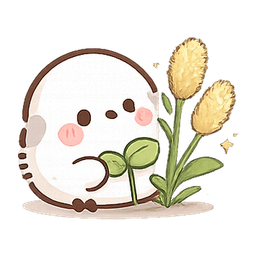 Cục bông cầm hoa vàng